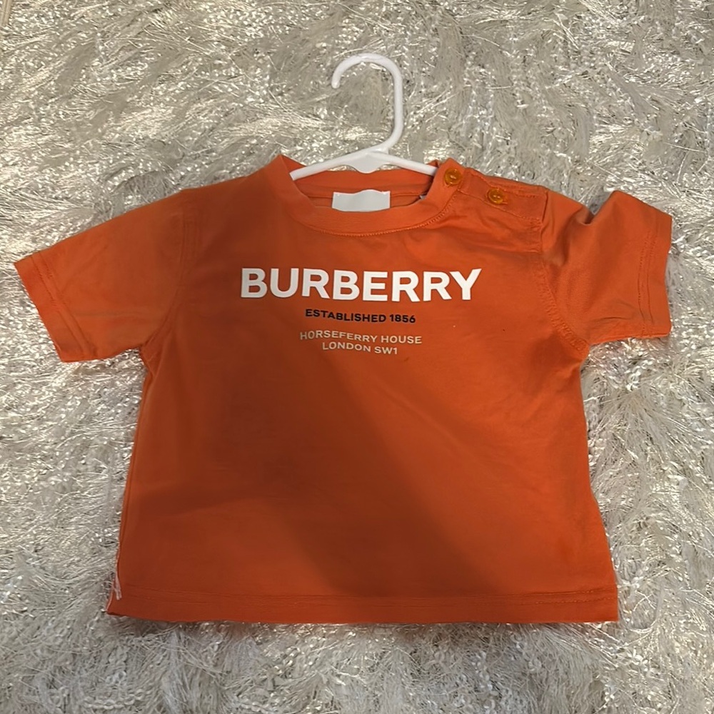 Burberry Kids Orange T-Shirt